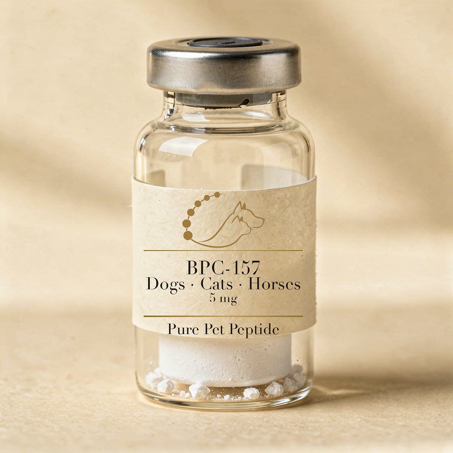 BPC-157 vial — 5 mg, Pure Pet Peptide