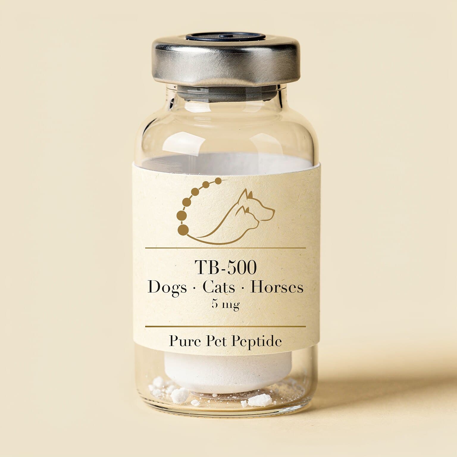 TB-500 vial — 5 mg, Pure Pet Peptide